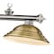 Z-Lite Cordon 3 Light Billiard, Brushed Nickel & Rubbed Brass 2306-3BN-SRB - alternate 3